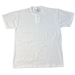Russell Athletic Henley T Shirt White NWT